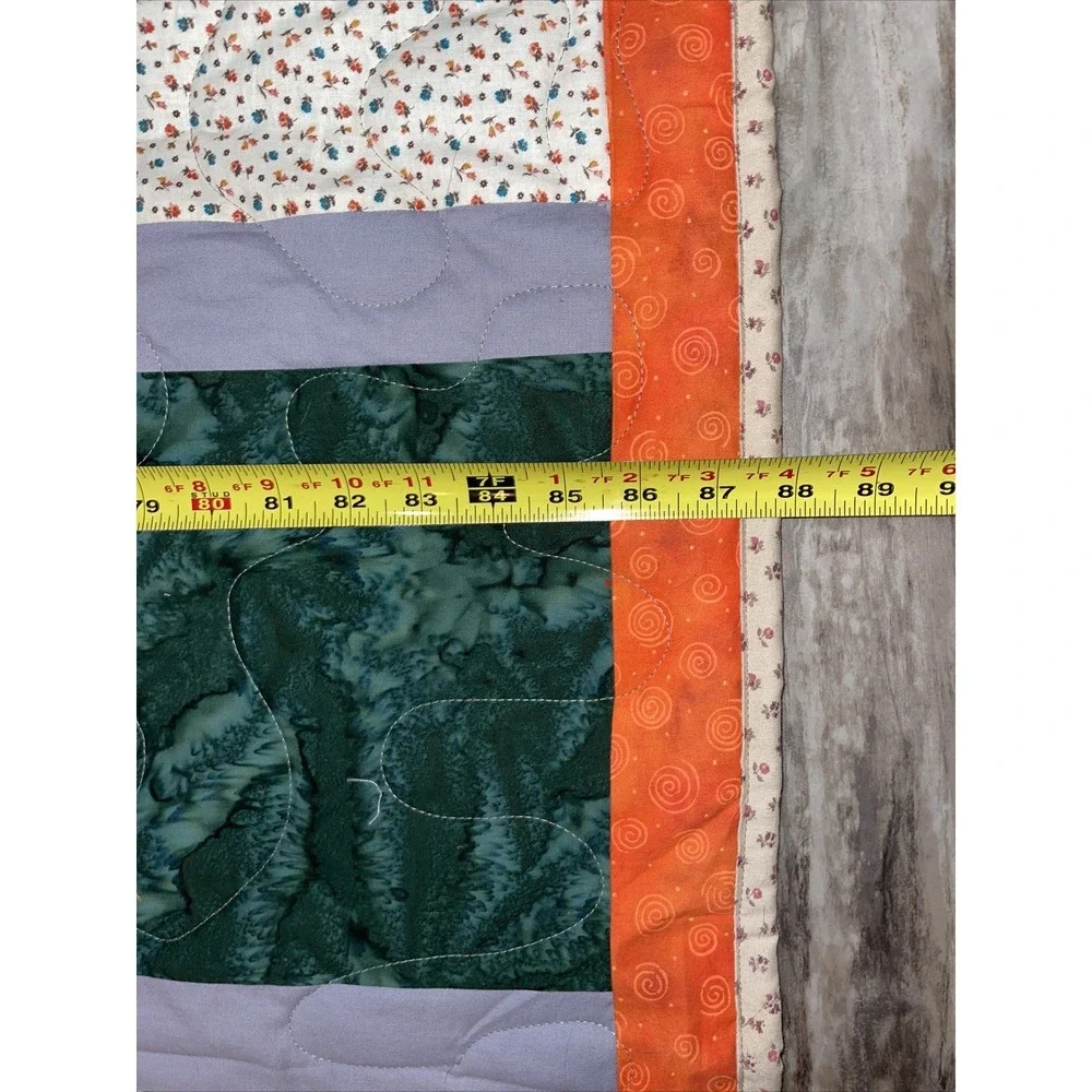 Handmade girls quilt Frozen princess Anna Elsa quilt blanket Flannel Lined 88x66